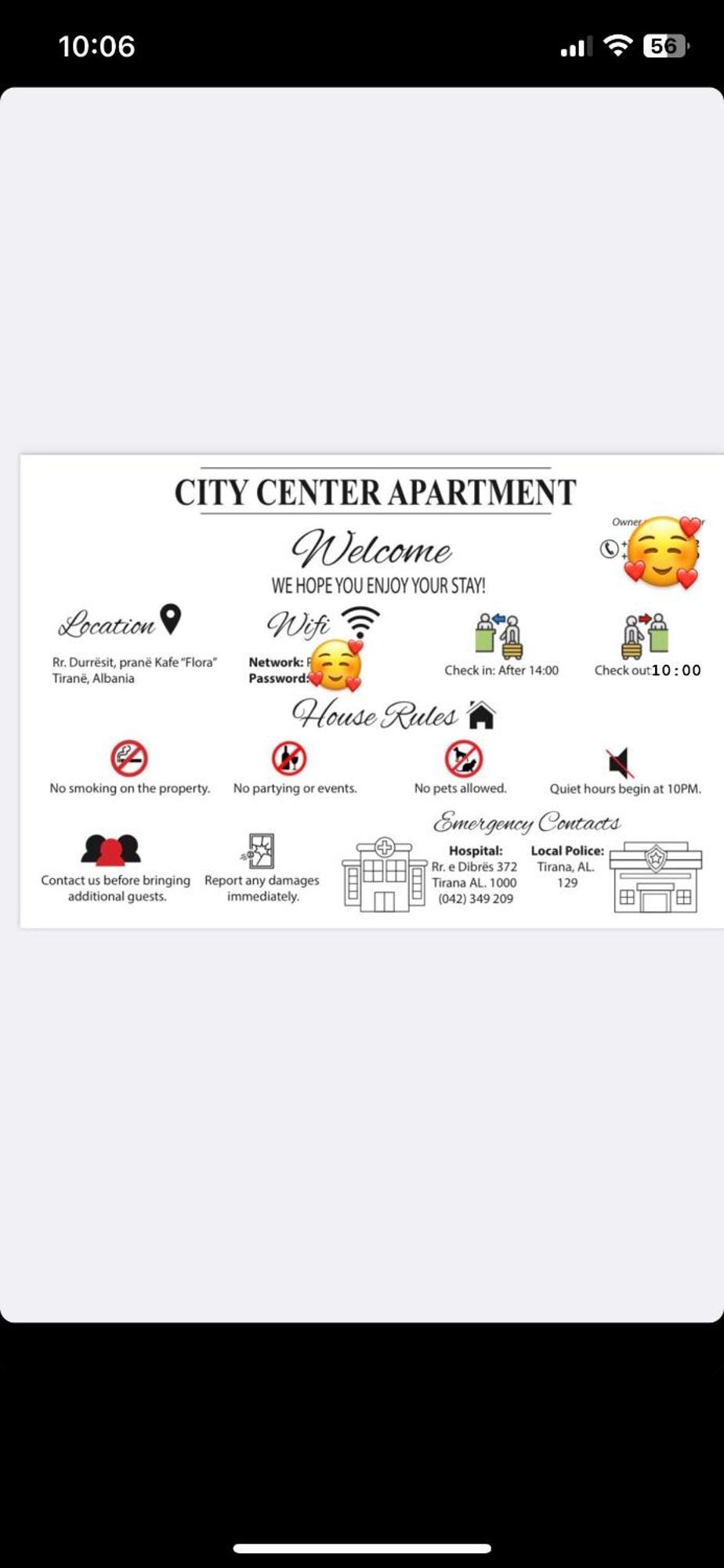 City Center Apartment Kafe Flora Tirana Eksteriør billede